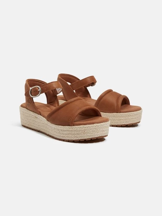 Foto van product Sandalen met sleehak Timberland bruin
