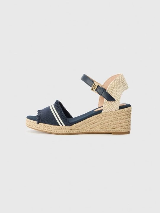Foto van product Sandalen met sleehak Tommy Hilfiger blauw