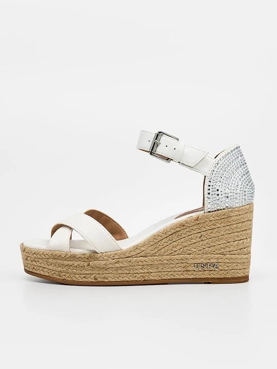 Foto van product Sandalen met sleehak U.S. POLO ASSN. wit
