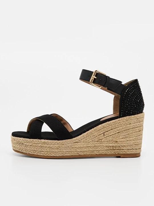 Foto van product Sandalen met sleehak U.S. POLO ASSN. zwart