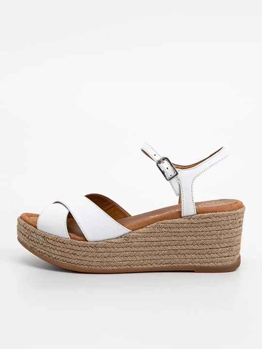 Foto van product Sandalen met sleehak Unisa wit