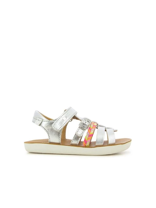 Foto van product Sandalen Shoo Pom zilverkleurig
