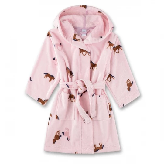 Foto van product Sanetta Badjas bruin / rosa / zwart
