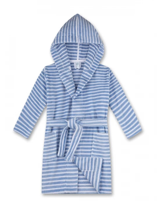 Foto van product Sanetta Badjas lichtblauw / wit