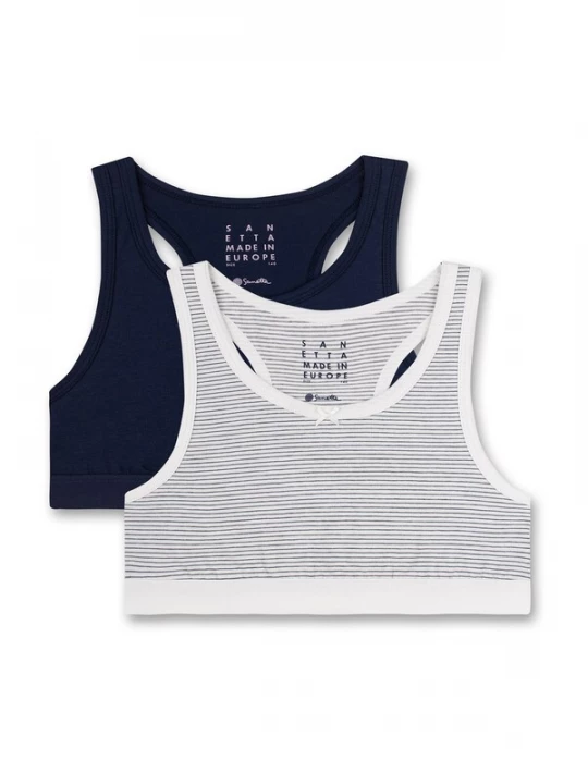 Foto van product Sanetta BH nachtblauw / wit