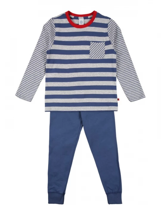 Foto van product Sanetta Nachtkledij navy / grijs gemêleerd / rood