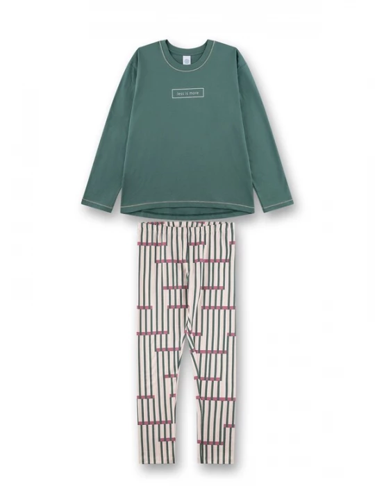 Foto van product Sanetta Nachtkledij smaragd / rood / wit