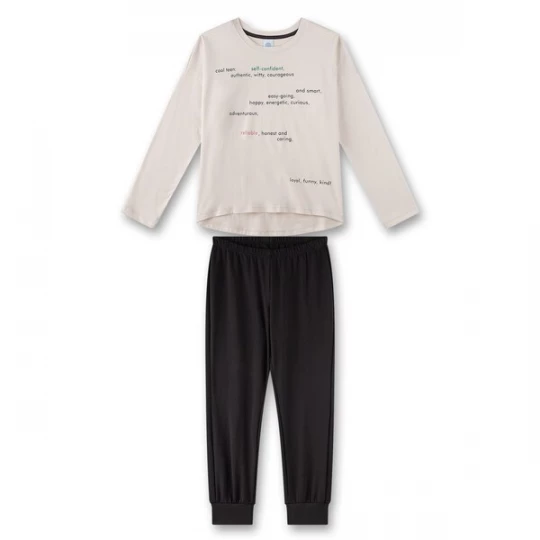 Foto van product Sanetta Nachtkledij zwart / offwhite
