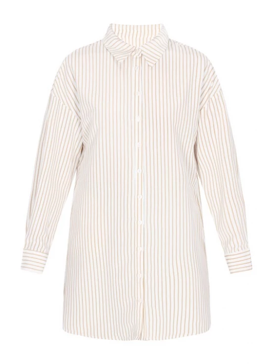 Foto van product usha BLUE LABEL Blouse 'Fashion Look' beige / wit