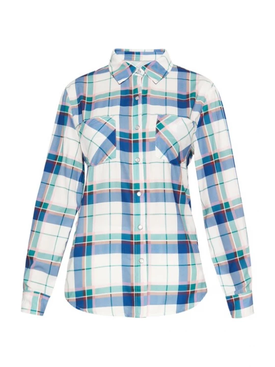 Foto van product SANIKA Blouse 'Fashion Look' navy / turquoise / wit