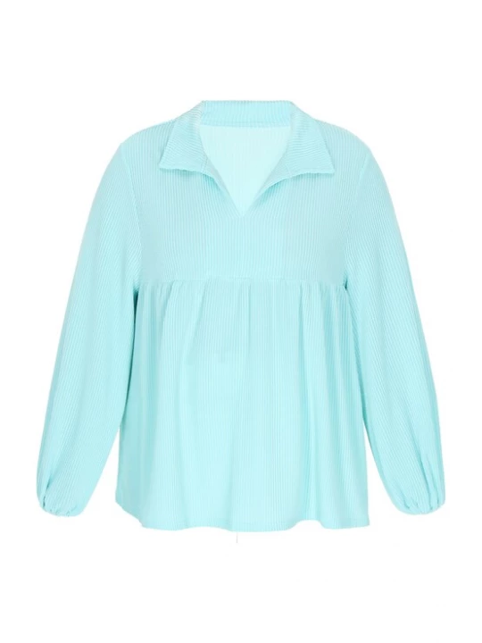 Foto van product Usha Blouse turquoise