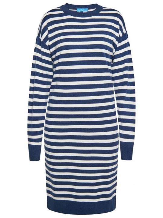 Foto van product SANIKA Jurk marine / wit