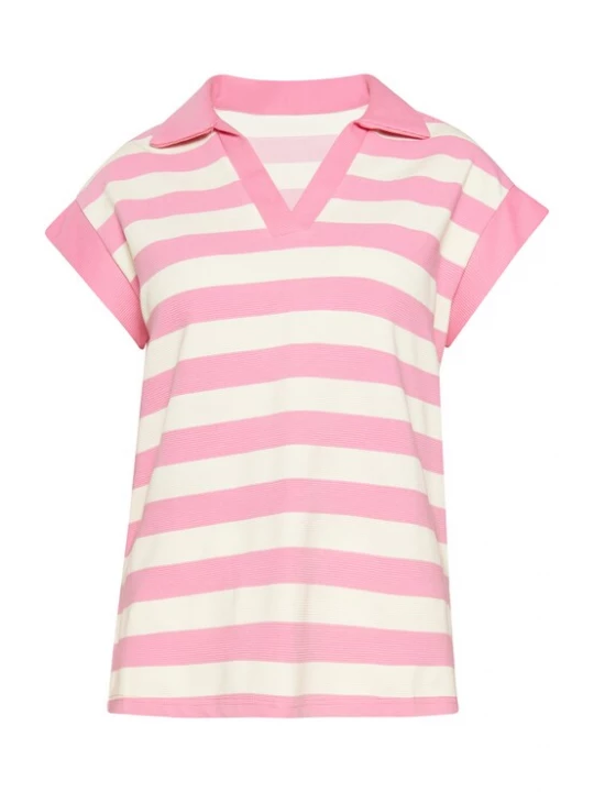 Foto van product SANIKA Shirt rosa / wit