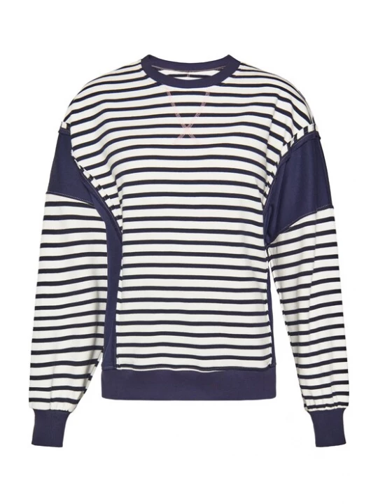 Foto van product SANIKA Sweatshirt 'Fashion Look' navy / wit