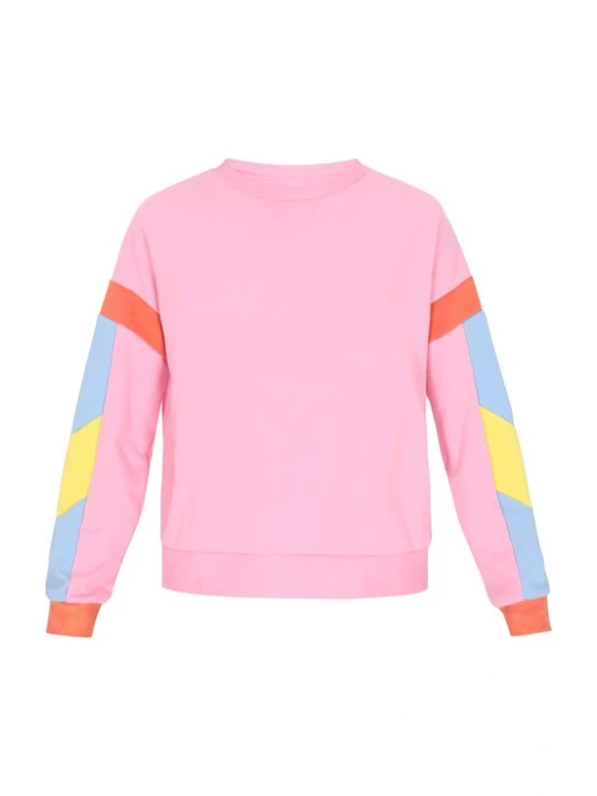 Foto van product SANIKA Sweatshirt lichtblauw / geel / oranje / pink