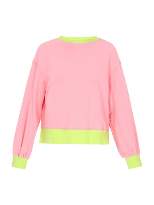 Foto van product SANIKA Sweatshirt limoen / pink