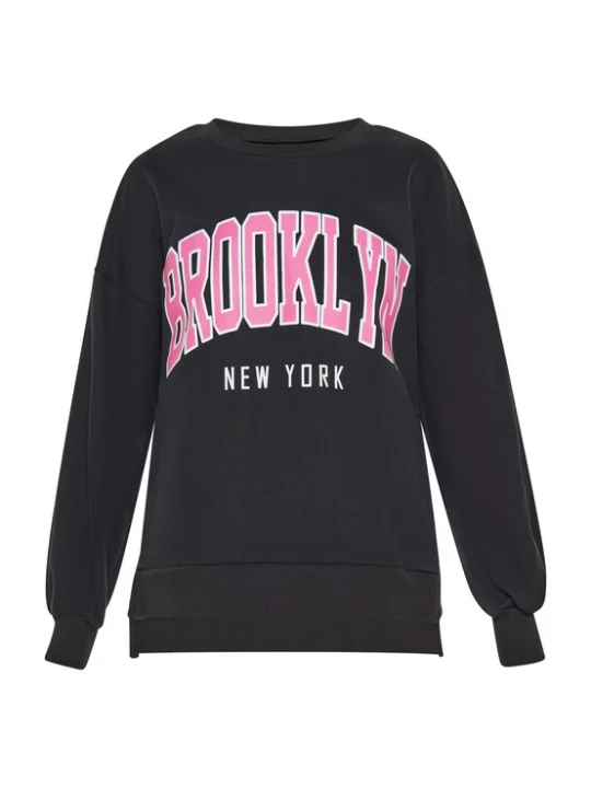Foto van product SANIKA Sweatshirt pink / zwart / wit