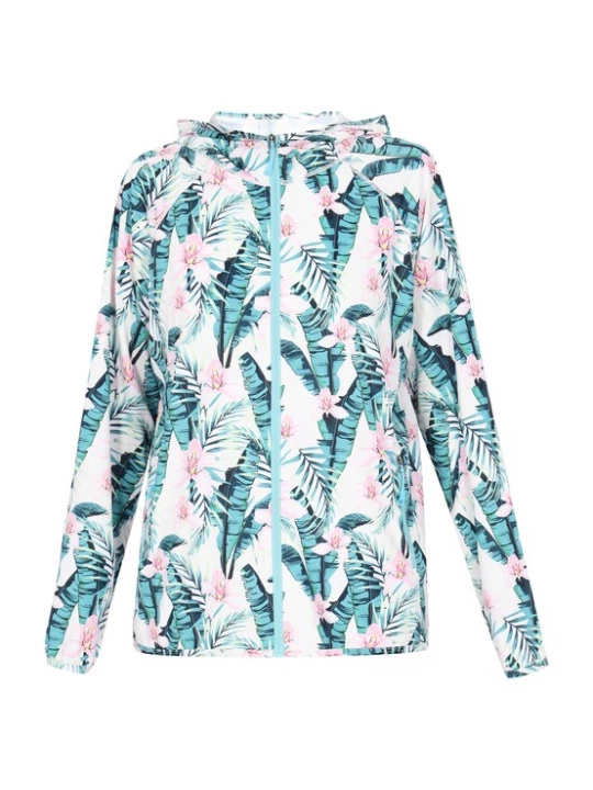 Foto van product SANIKA Tussenjas crème / navy / turquoise / rosa