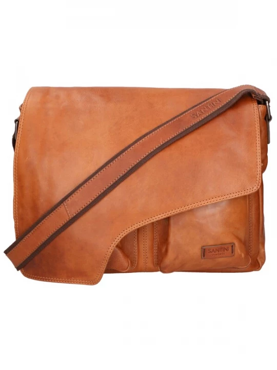 Foto van product Santini Firenze Schoudertas cognac