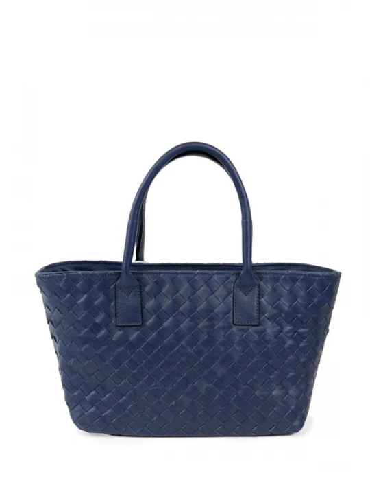 Foto van product SARA BY JG Handtas 'L'intrecciata' blauw
