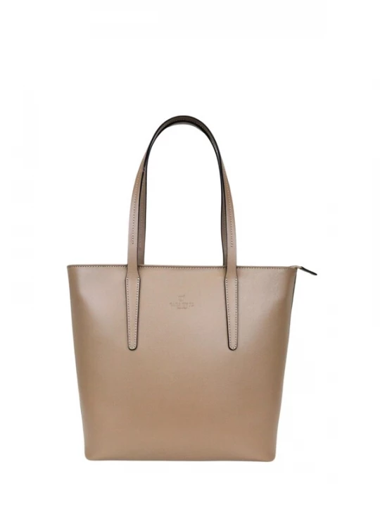 Foto van product SARA BY JG Schoudertas 'L'Essenza - Made in Italy' donkerbeige