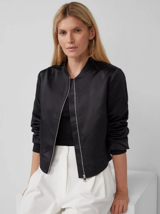 Foto van product Satijnen blouson s.Oliver zwart