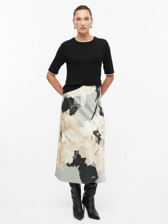 Foto van product Satijnen rok met all-over-print s.Oliver