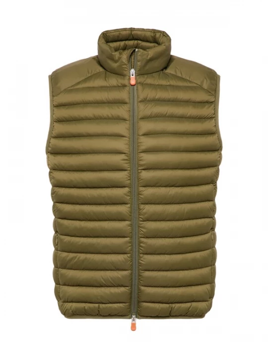 Foto van product SAVE THE DUCK Bodywarmer 'Adam' olijfgroen / oranje / zwart