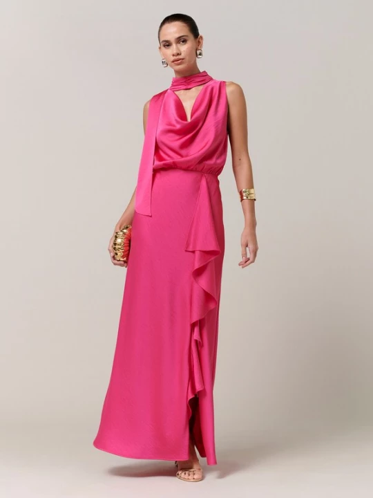 Foto van product Sável Avondjurk 'Kendall' pink