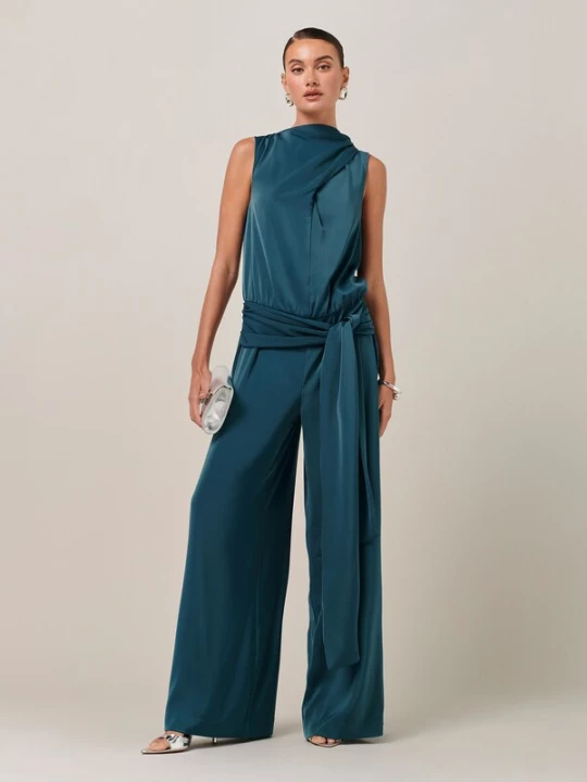 Foto van product Sável Jumpsuit 'Elliana' cyaan blauw