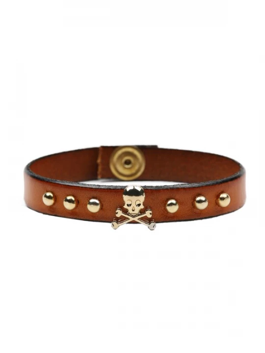 Foto van product Scalpers Armband cognac / goud