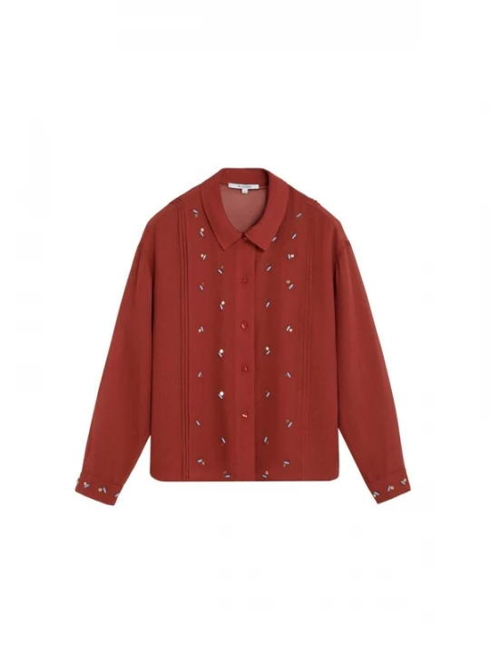 Foto van product Scalpers Blouse roestbruin