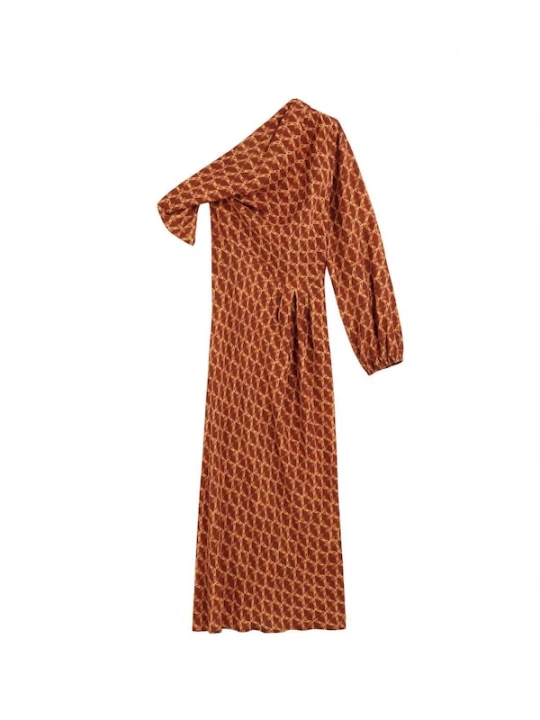 Foto van product Scalpers Jurk ' ' beige / pasteloranje