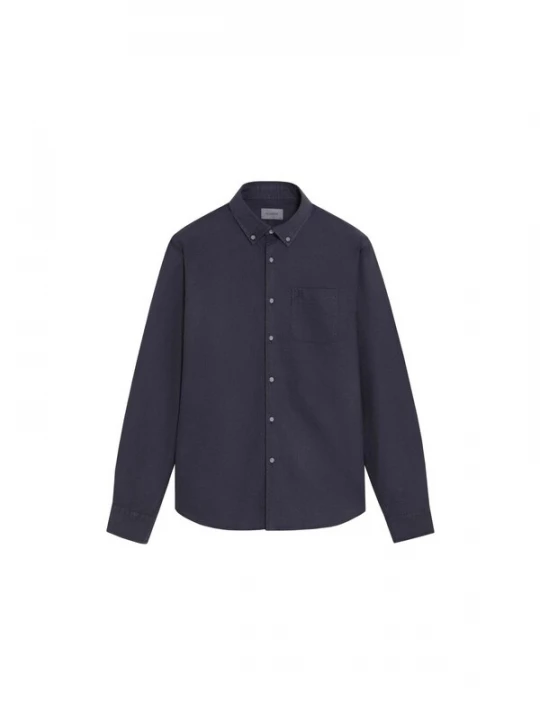 Foto van product Scalpers Overhemd 'Beach Oxford' navy