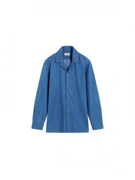 Foto van product Scalpers Overhemd blauw denim