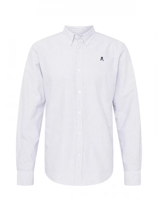 Foto van product Scalpers Overhemd navy / wit