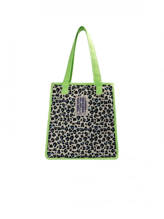 Foto van product Scalpers Rugzak ' ' beige / blauw / lichtgroen
