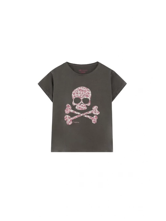 Foto van product Scalpers Shirt antraciet / rosa