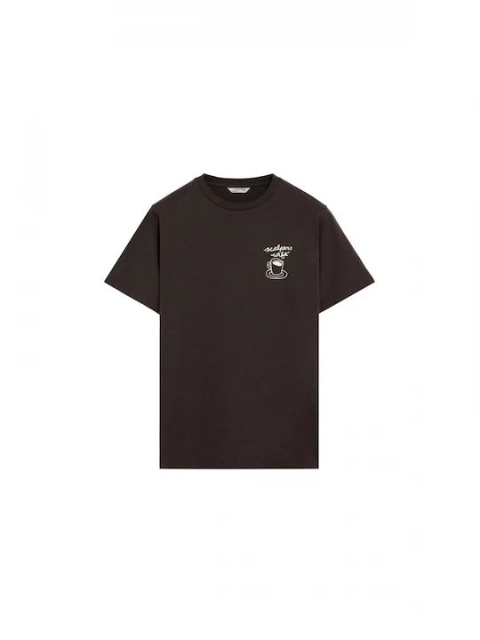Foto van product Scalpers Shirt beige / donkerbruin
