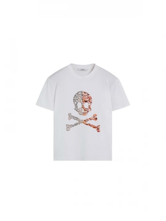Foto van product Scalpers Shirt bruin gemêleerd / zwart / wit