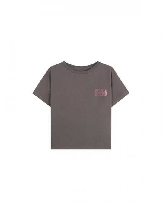 Foto van product Scalpers Shirt 'Concert' turquoise / taupe / rosa / wit