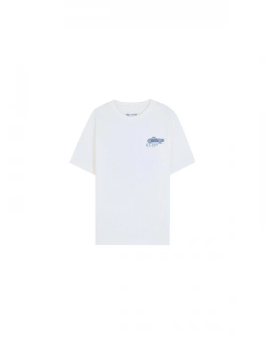 Foto van product Scalpers Shirt duifblauw / offwhite