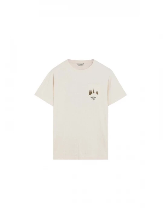 Foto van product Scalpers Shirt 'Forest' sand / ombergrijs / zwart