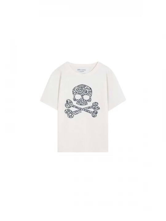 Foto van product Scalpers Shirt 'Magic Skull' zwart / offwhite
