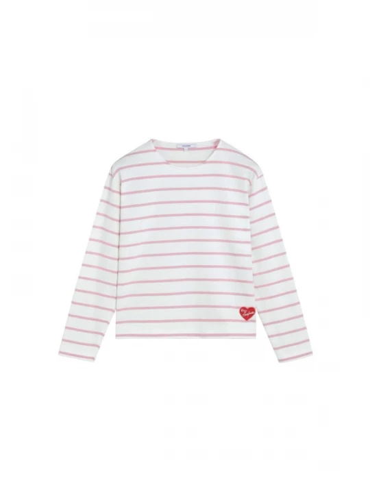Foto van product Scalpers Shirt rosa / rood / wit
