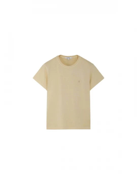Foto van product Scalpers Shirt 'Skull' lichtgeel