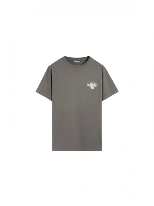 Foto van product Scalpers Shirt 'Tomato' donkergrijs / wit