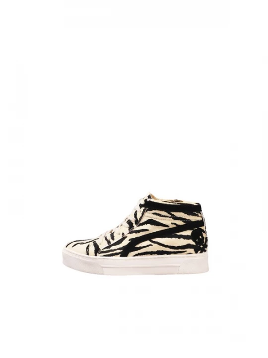 Foto van product Scalpers Sneakers hoog ecru / zwart