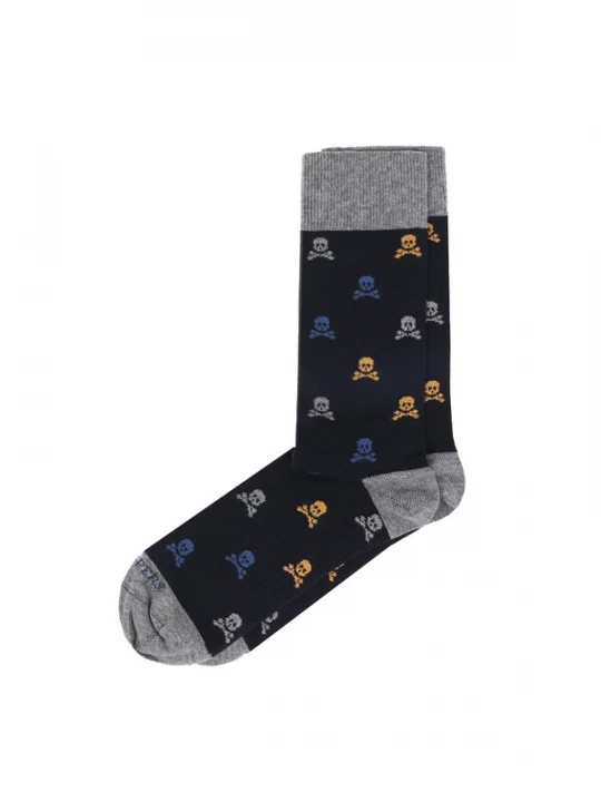 Foto van product Scalpers Sokken blauw / navy / grijs / oranje