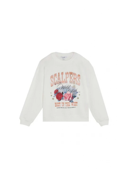 Foto van product Scalpers Sweatshirt ' ' ecru
